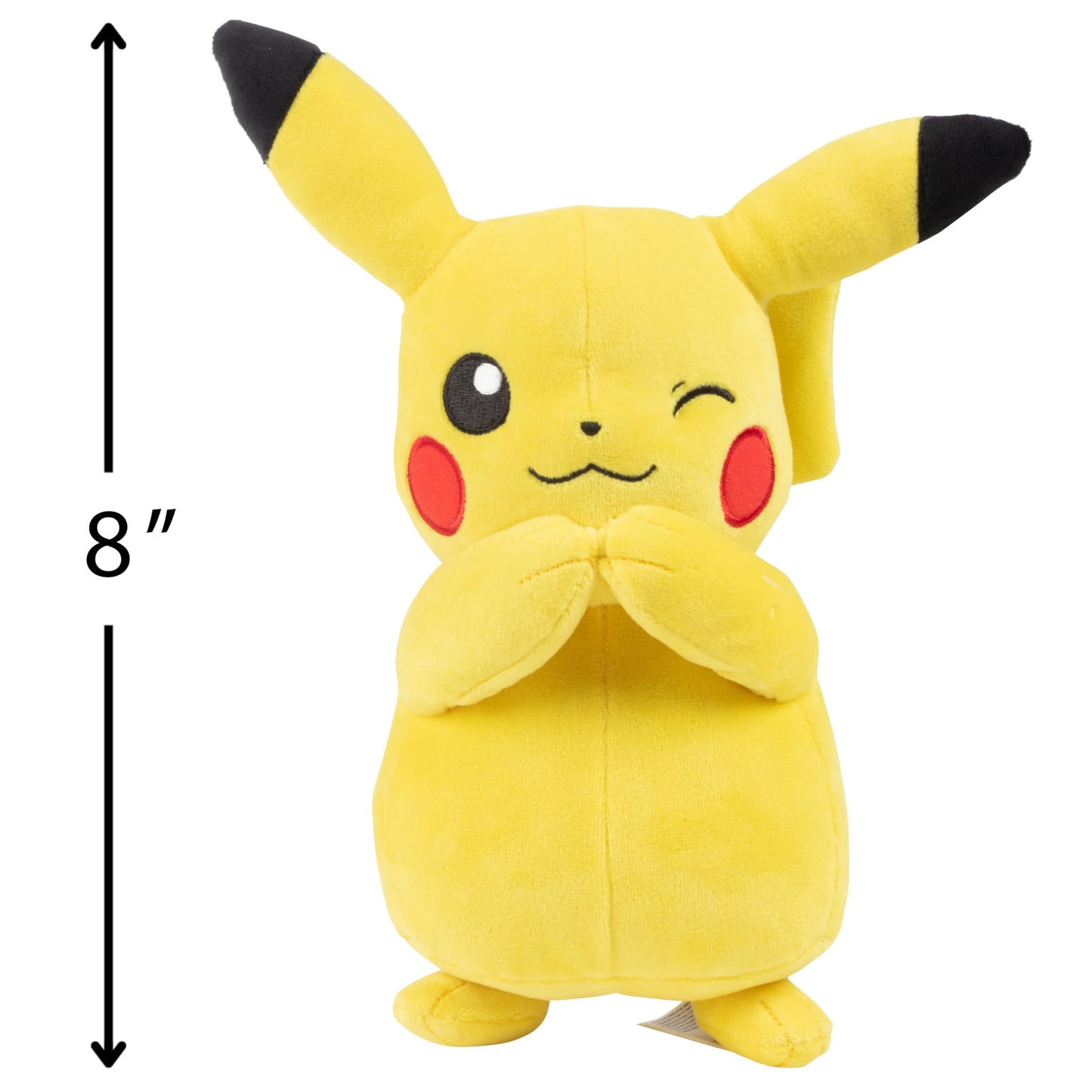Pokemon 8" Eevee & Pikachu Plush, 2-Pack - Let's Go Starters - Officially Licensed - Authentic Soft Stuffed Animal Toy Figures - Easter Basket Stuffer Gift for Kids, Boys, Girls - 2+