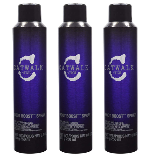 Catwalk by TIGI Root Boost Spray Foam - Directional Mousse for All Hair Types - For Lift & Texture - For All Hair Types - Finish on Wet Hair & Blow Dry - Premium Hair Care Products - 8.1 oz (3 Pack)