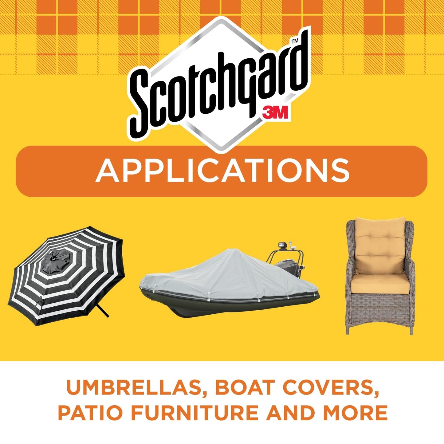 Scotchgard Water & Sun Shield Outdoor Fabric Protector Spray, UV Protection and Water Protection for Patio Furniture, Upholstery & More – 10.5 oz Aerosol (3 Cans)