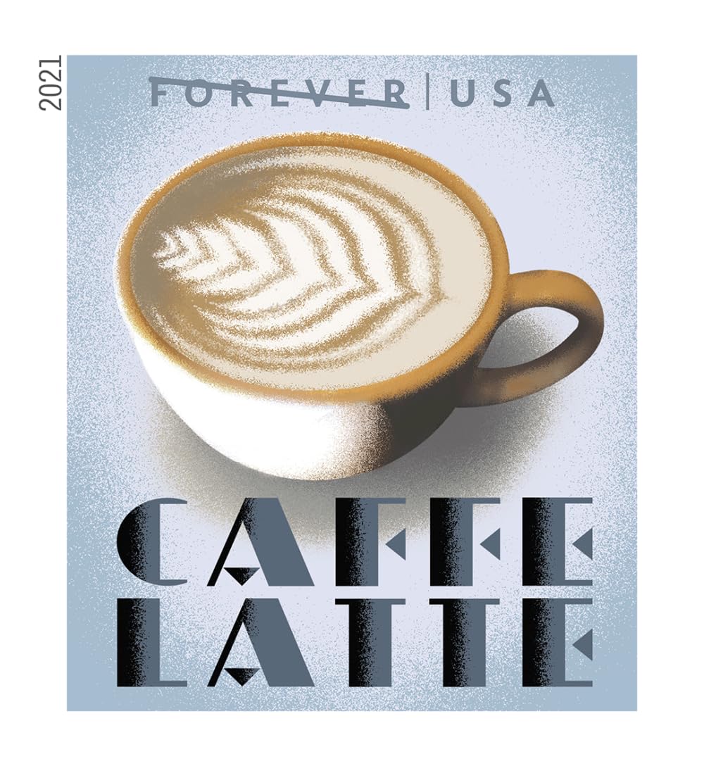 Espresso Drinks US Postage Stamps - Booklet of 20