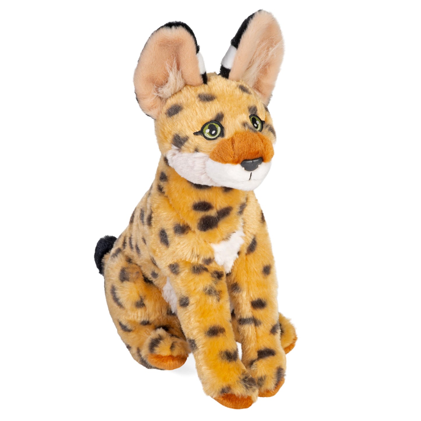 Wild Republic Cuddlekins Eco Serval, Stuffed Animal, 12 Inches, Plush Toy, Eco-Friendly