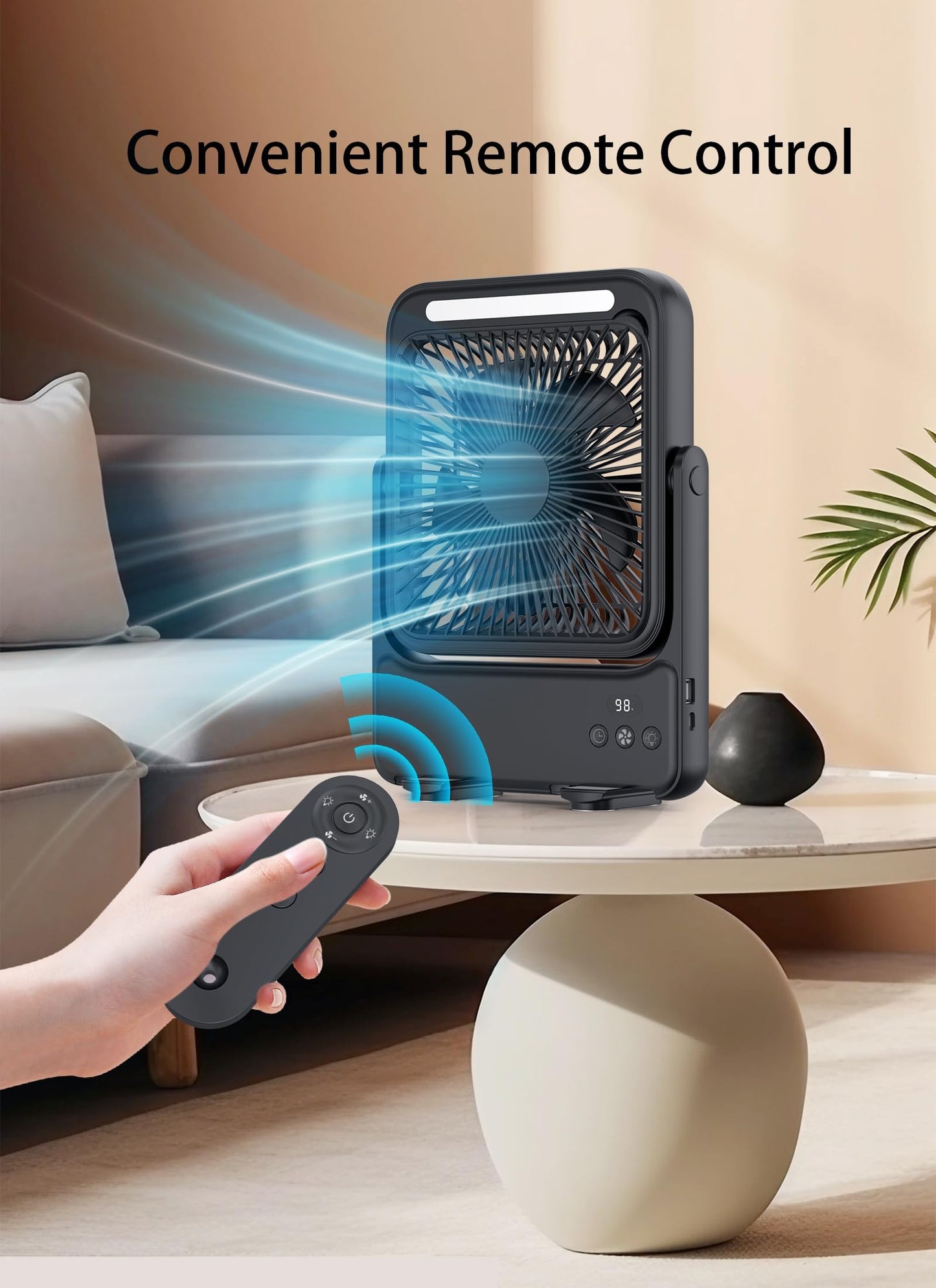 20000mAh Magnetic Cruise Approved Fan with Night Light, Ultra-Slim Travel Fan, 4-Speed, Hook Design, Portable Fan for Cruise Ship Cabin, Bedroom Sleeping, Camping, Travel & Cruise Essentials 2026