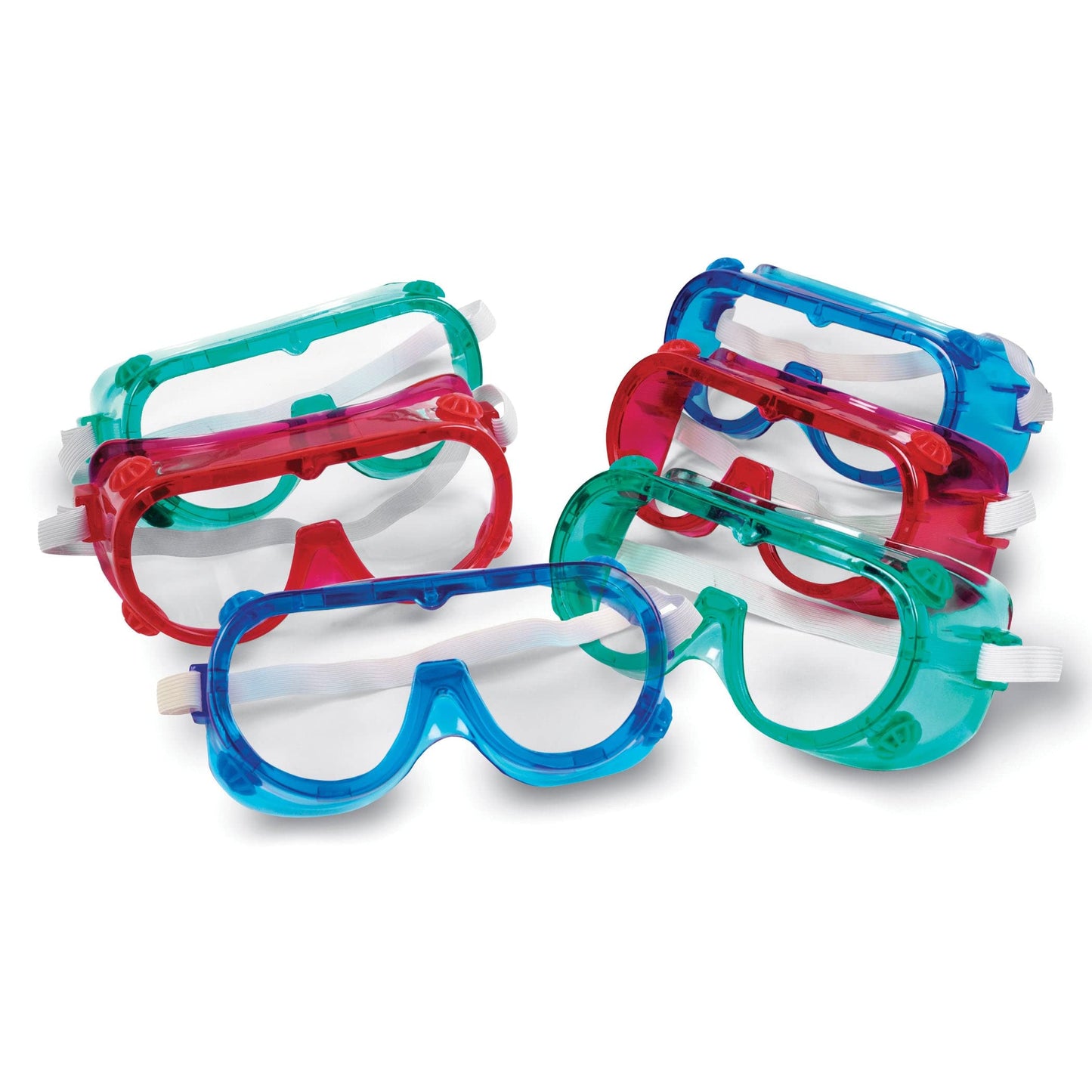 Learning Resources Colored Safety Goggles, Set of 6, Ages 4+, Classroom Accessories