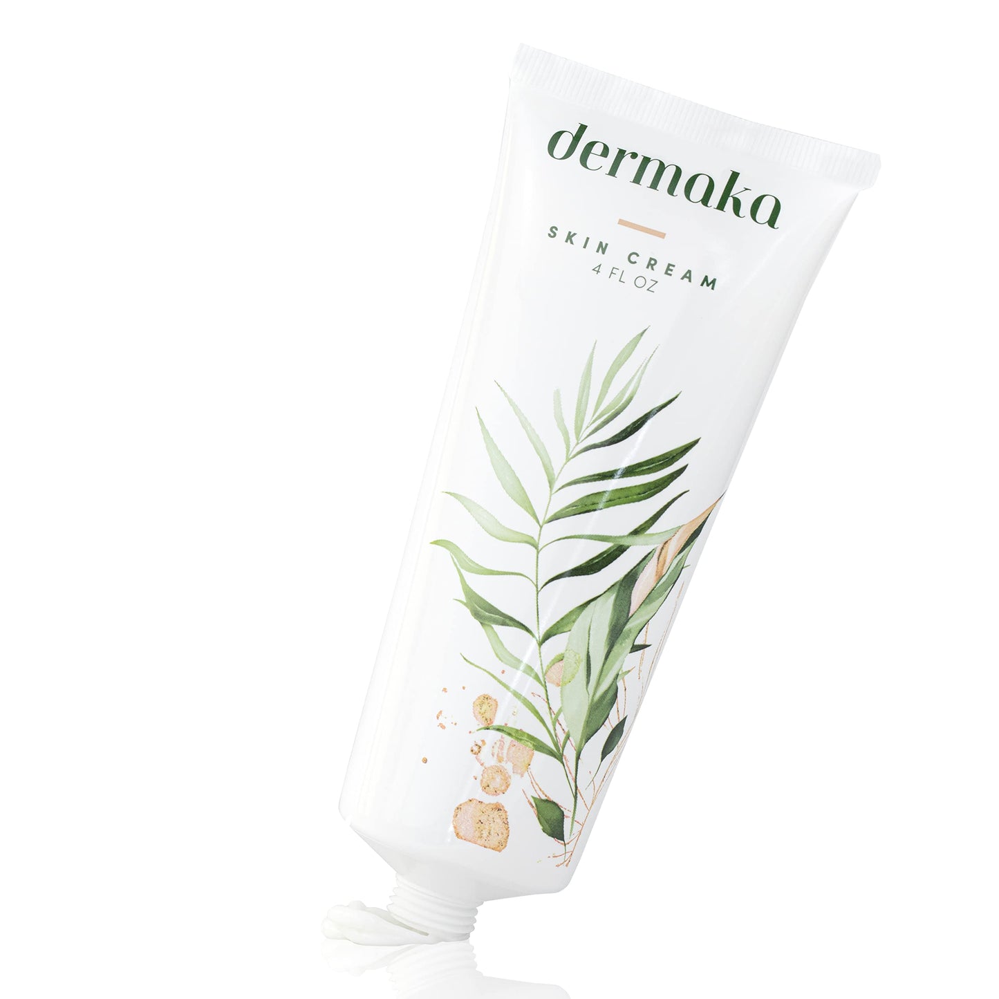 Dermaka Skin Cream 4 oz. All-Natural Skin Cream- Formulated by a surgeon to aide in healing damaged skin. Moisturizing Lotion helps issues that may cause skin irritation.