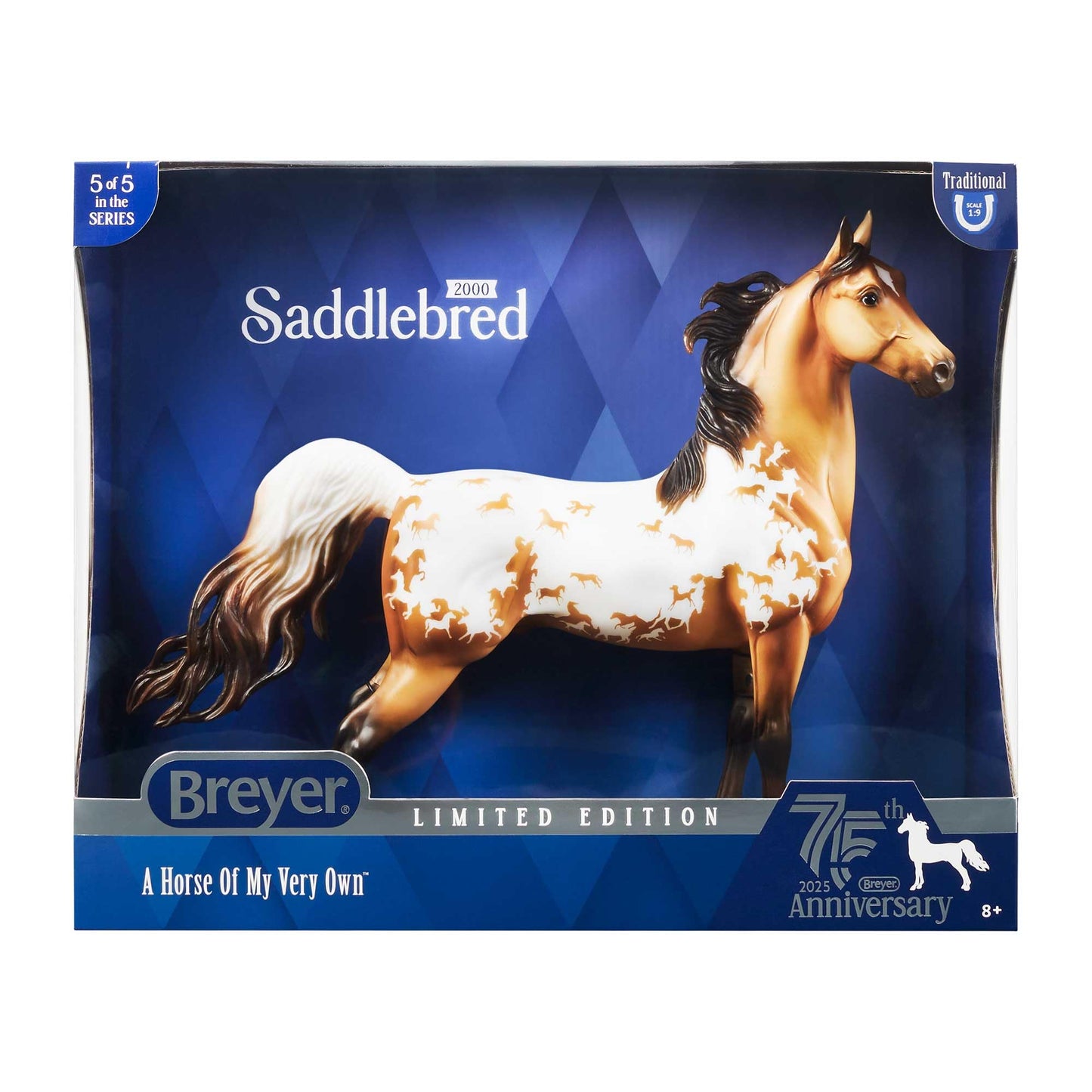 Breyer Traditional Series | 75th Anniversary American Saddlebred | Horse Figurine | Model B-TR-10319