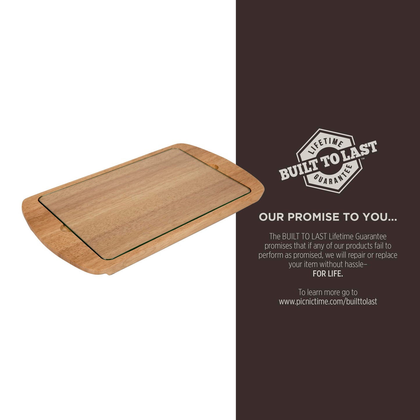 PICNIC TIME Star Wars Scroll Billboard Glass Top Cheese Board, Serving Platter, Cheese Boards Charcuterie Boards, (Parawood)