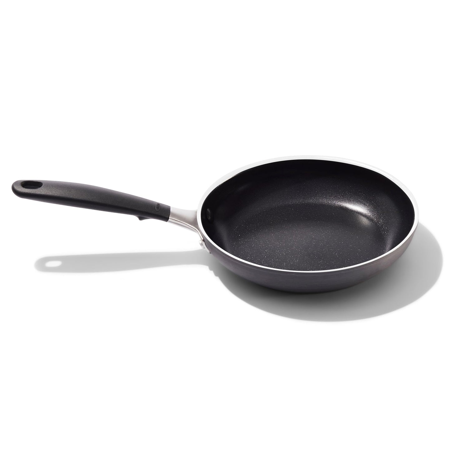 OXO 8” Non-Stick Every Day Frying Pan, BPA-Free Comfort Grip Silicone Handle, Dishwasher & Oven Safe, PFAS-Free Ceramic Skillet, Black
