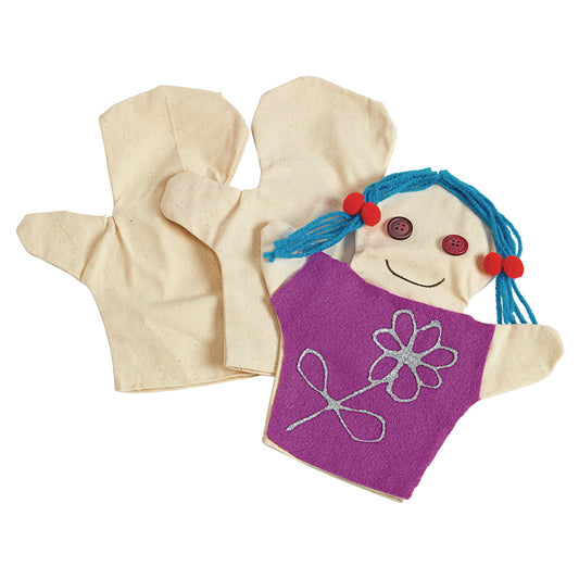 Colorations CANPUP Canvas Person Puppets (Pack of 12)