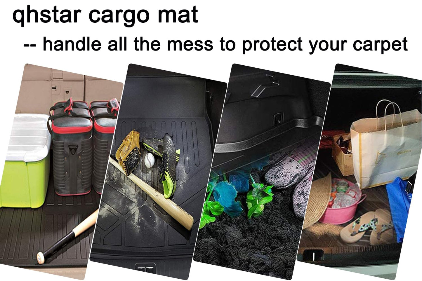 All Weather Rear Cargo Liners Trunk Tray Mats Protector Custom Compatible with 2018 2019 2020 2021 2022 2023 2024 2025 Toyota Camry, 3D Waterproof Durable Odorless Flexible Black TPO Accessories