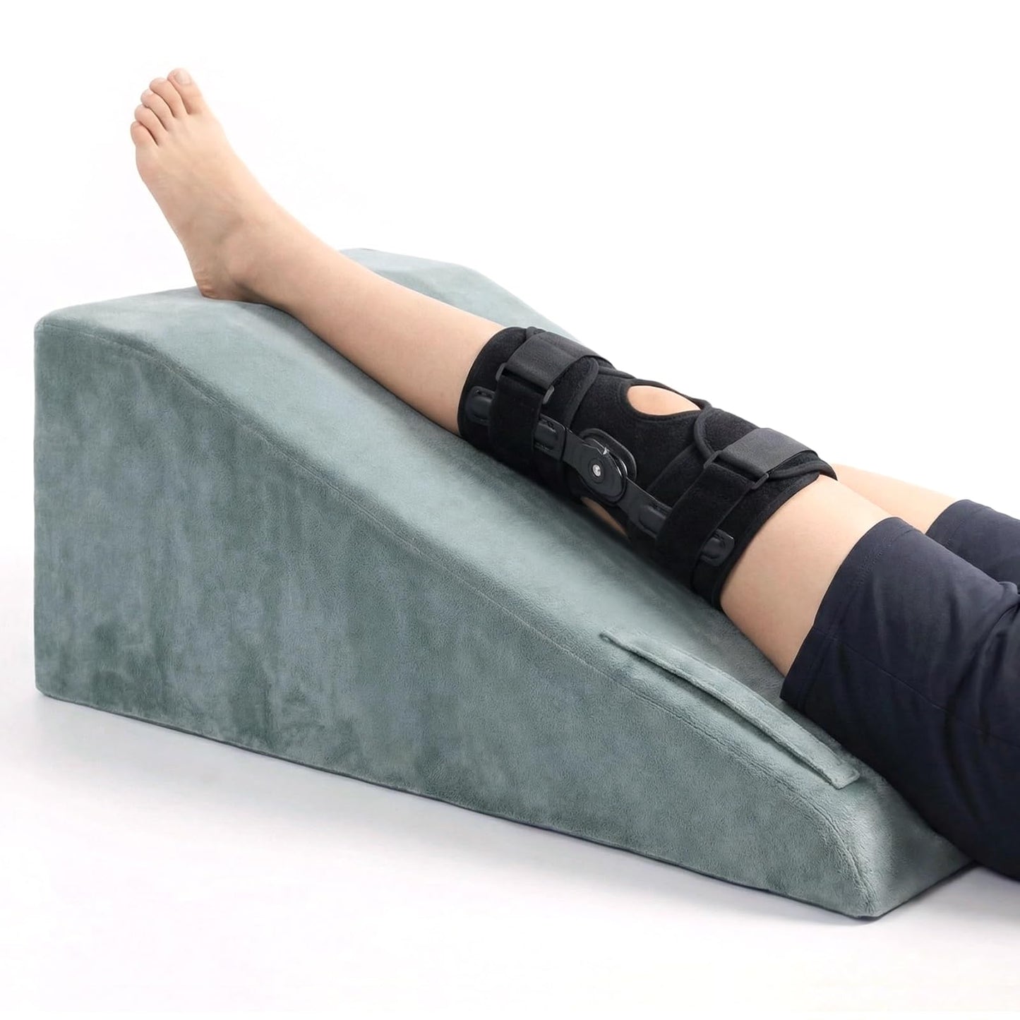 WarmInsula Leg Elevation Pillows for After Surgery, Memory Foam Knee Pillow for Knee Replacement Surgery, Leg Pillow Surgery Recovery Equipment for Sciatica Lower Back Hip Ankles