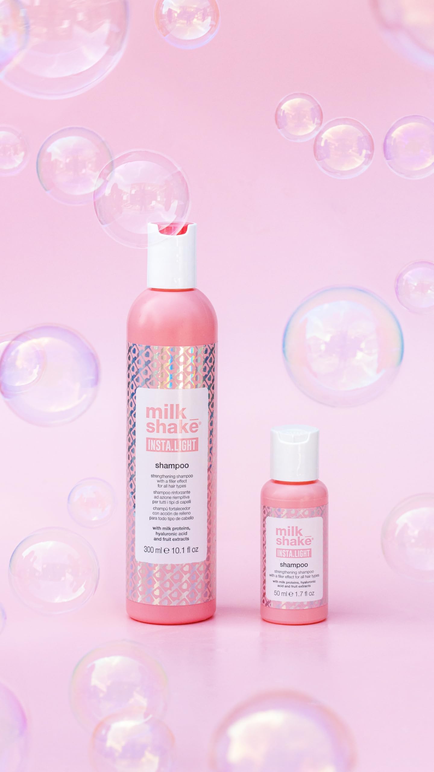 milk_shake Insta.Light Shampoo - Strengthening Shampoo with Filler Effect | Leaves Hair Soft and Shiny | 33.8 fl oz (1000 ml)