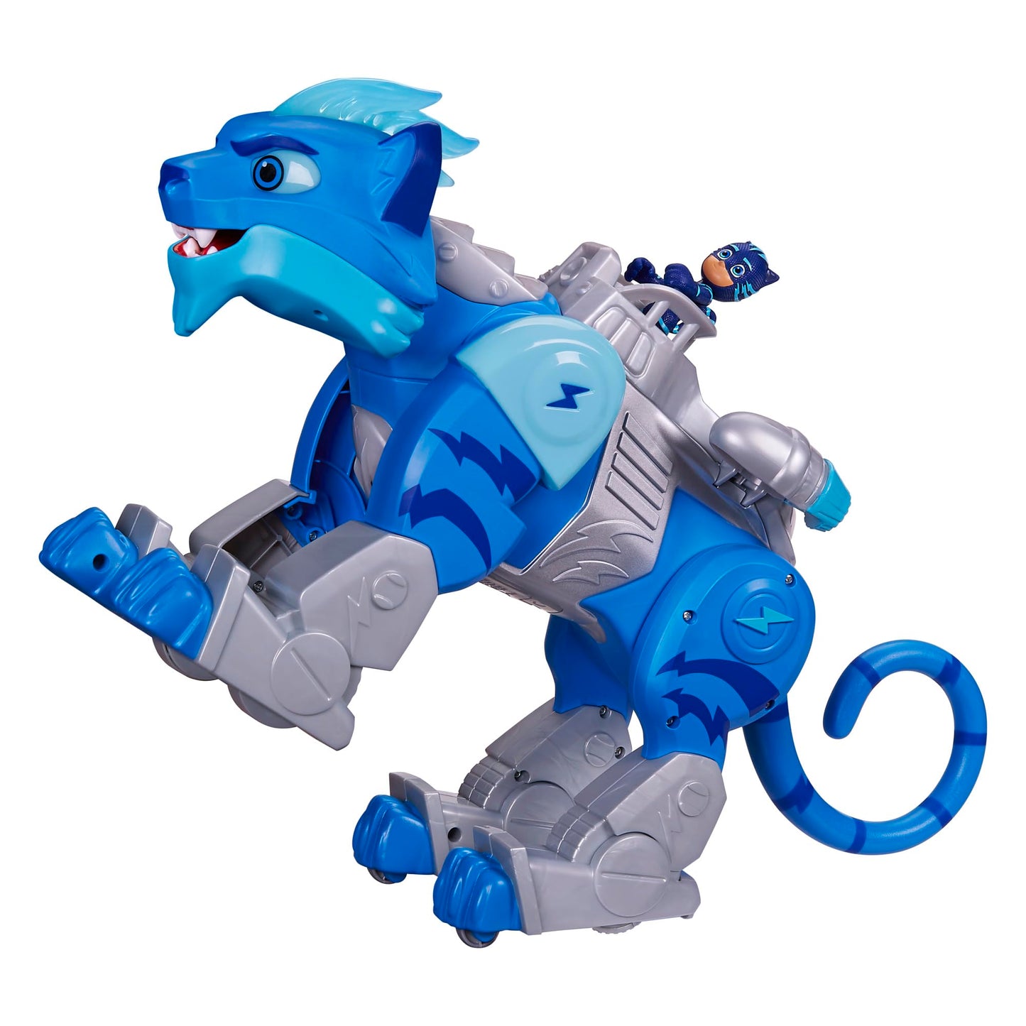 PJ Masks Animal Power Charge and Roar Power Cat, Interactive Toys with 20+ Lights and Sounds, Preschool Toys, Superhero Toys for 3 Year Old Boys and Girls and Up (English)