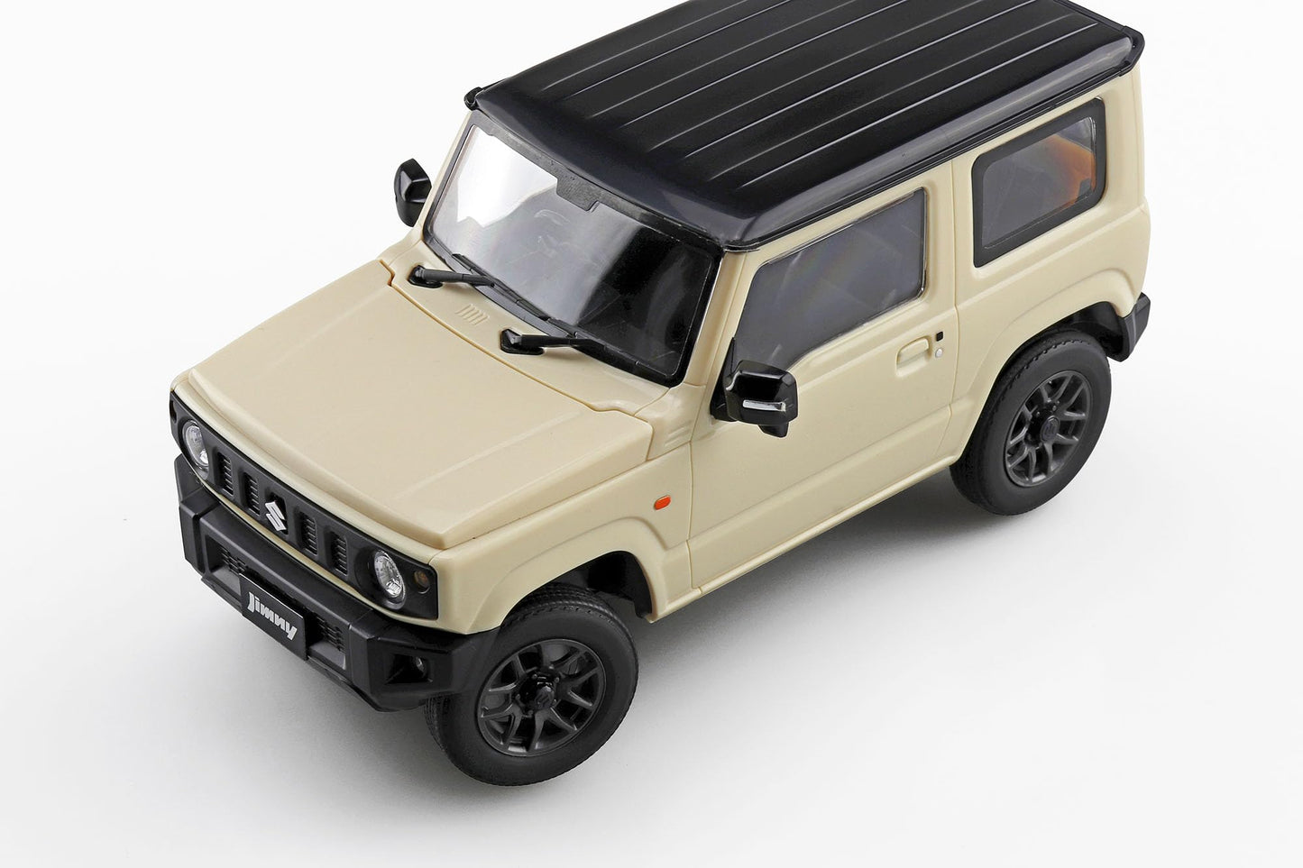 Aoshima JB64 Jimny 2018 Chiffon Ivory Metallic 1:24 Scale Model Kit
