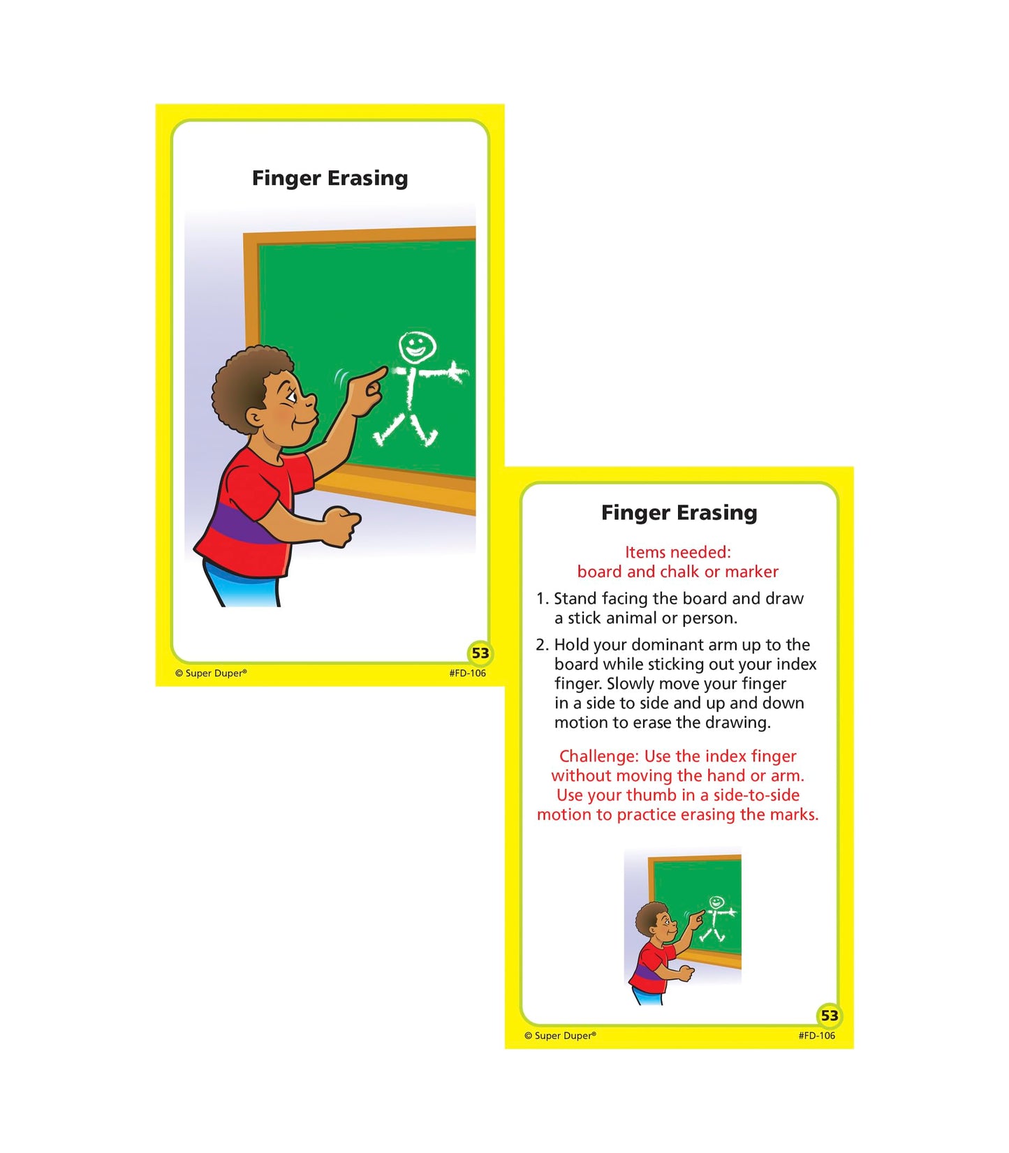 Super Duper Publications | Upper Body and Core Strength Fun Deck | Occupational Therapy Flash Cards | Educational Learning Materials for Children