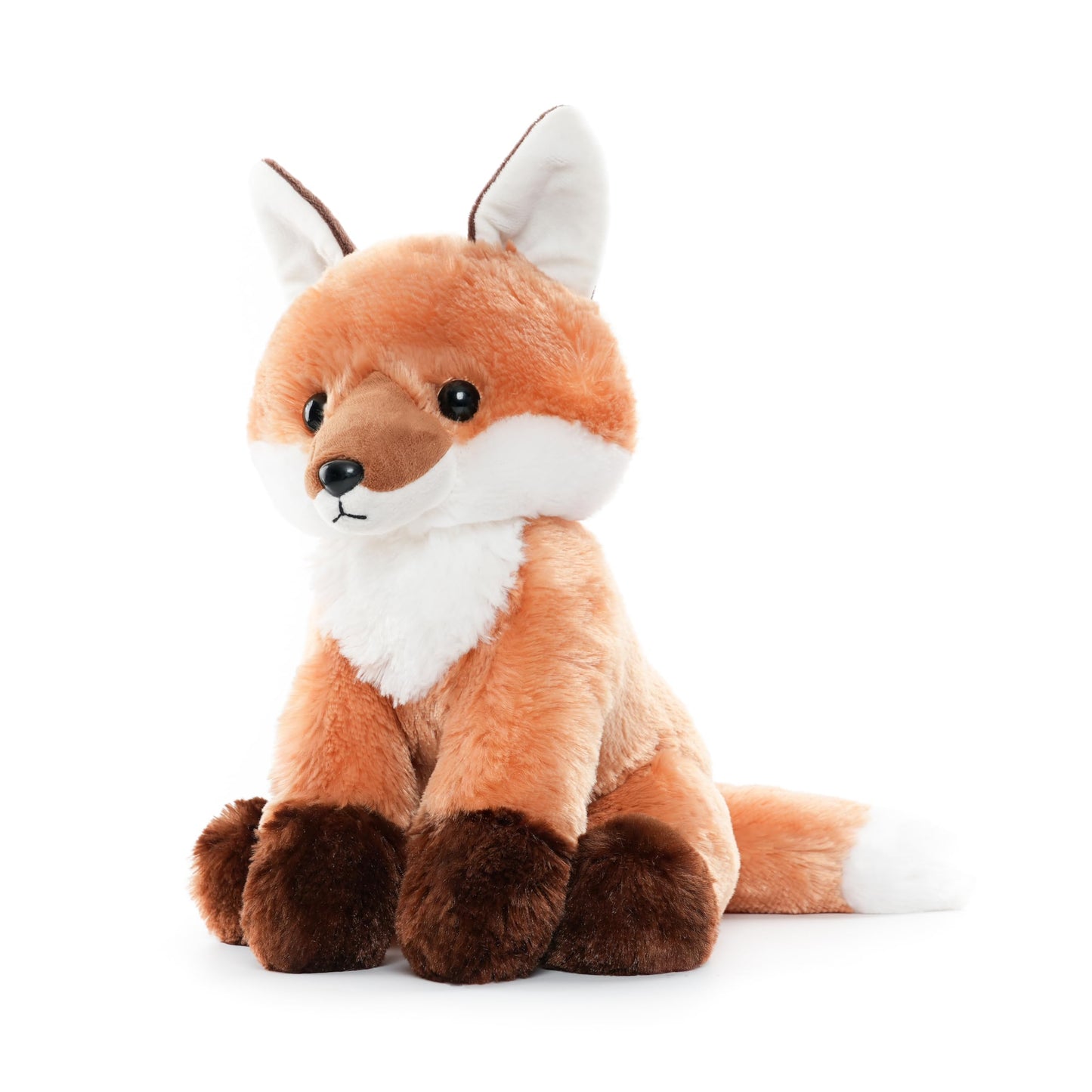 WEIGEDU Stuffed Fox, Red Fox Stuffed Animal Plush Toy with Big Tail for Kids Boys Girls Birthday Bedtime Gift, 13 inches