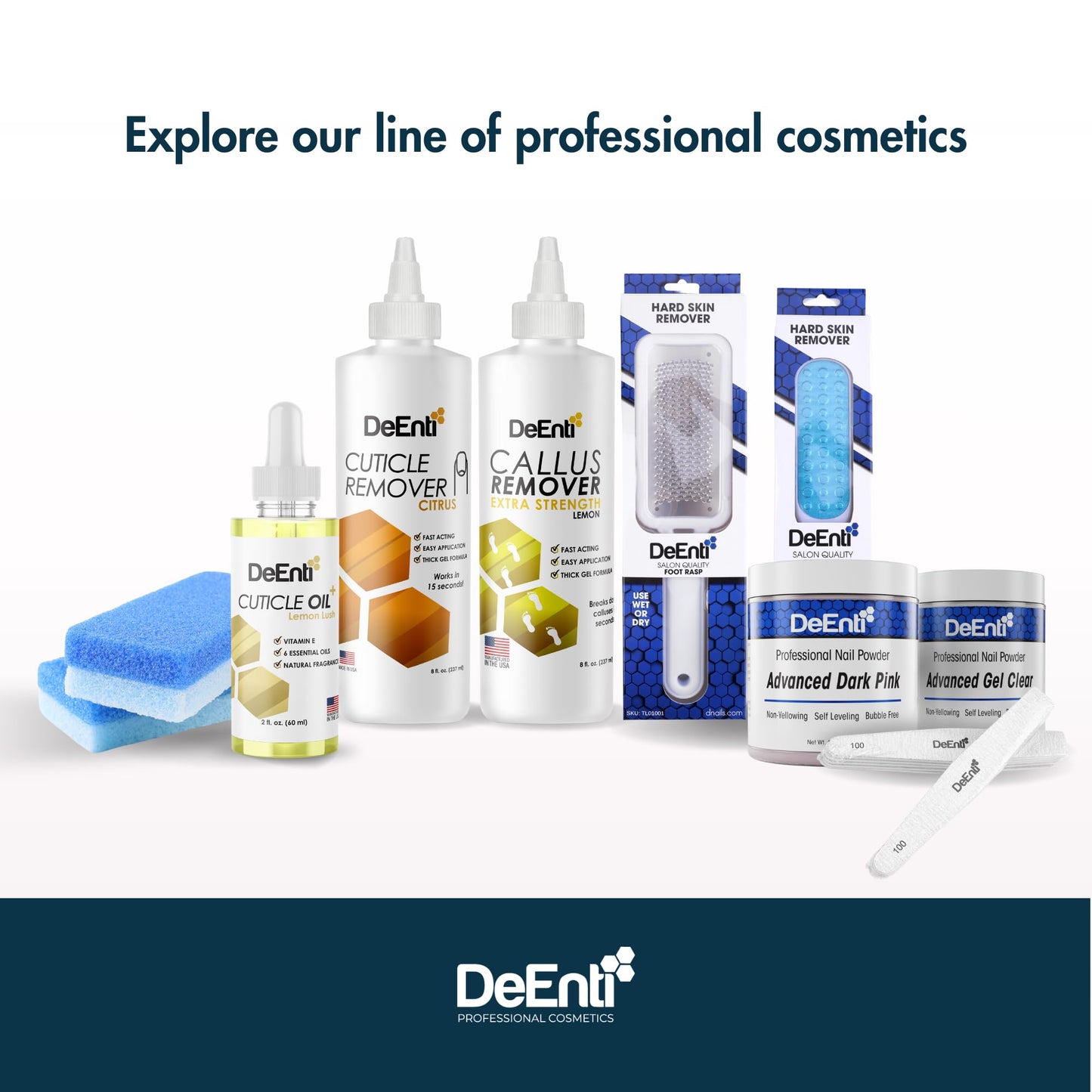 DeEnti Nomma Plus Professional Liquid Monomer, EMA Nail Liquid for Acrylic Powder, Non-Yellowing Monomer, 16oz Bottle, Professional Salon Quality Manicure and Pedicure Supplies