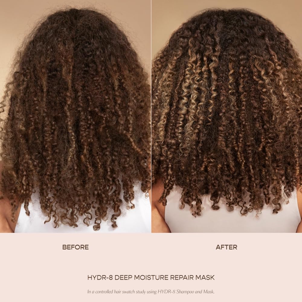 VEGAMOUR HYDR-8 Deep Moisture Repair Mask, Deep Conditioner Hair Mask Formulated Without Sulfates for Dry, Damaged, Frizzy Hair, Floral & Vanilla Scent, 5 fl. oz.