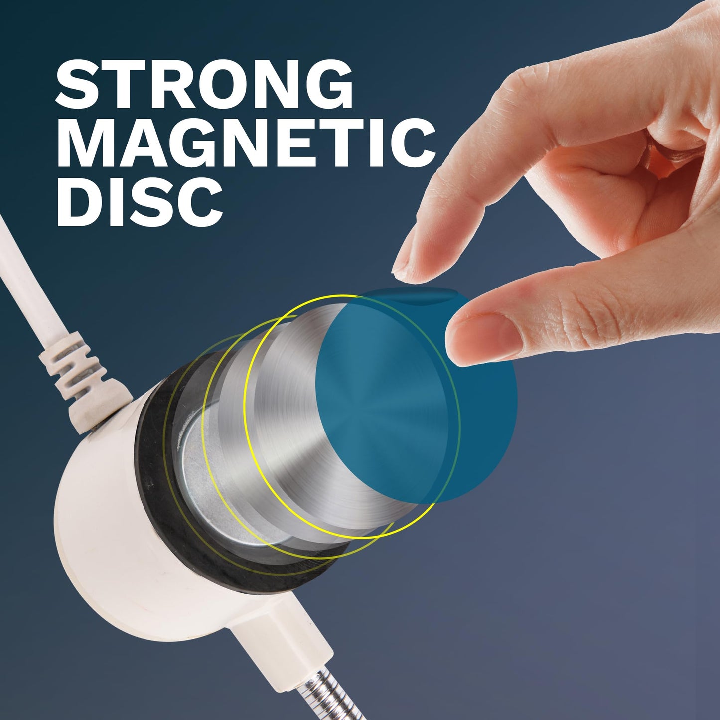FAJ Sewing Machine Light, Magnetic, Flexible 60 LED Work Lights, Bandsaw Accessories, Scroll Saw with Extra Long Gooseneck (2 Pack) - 4 Mount Anywhere Discs Included