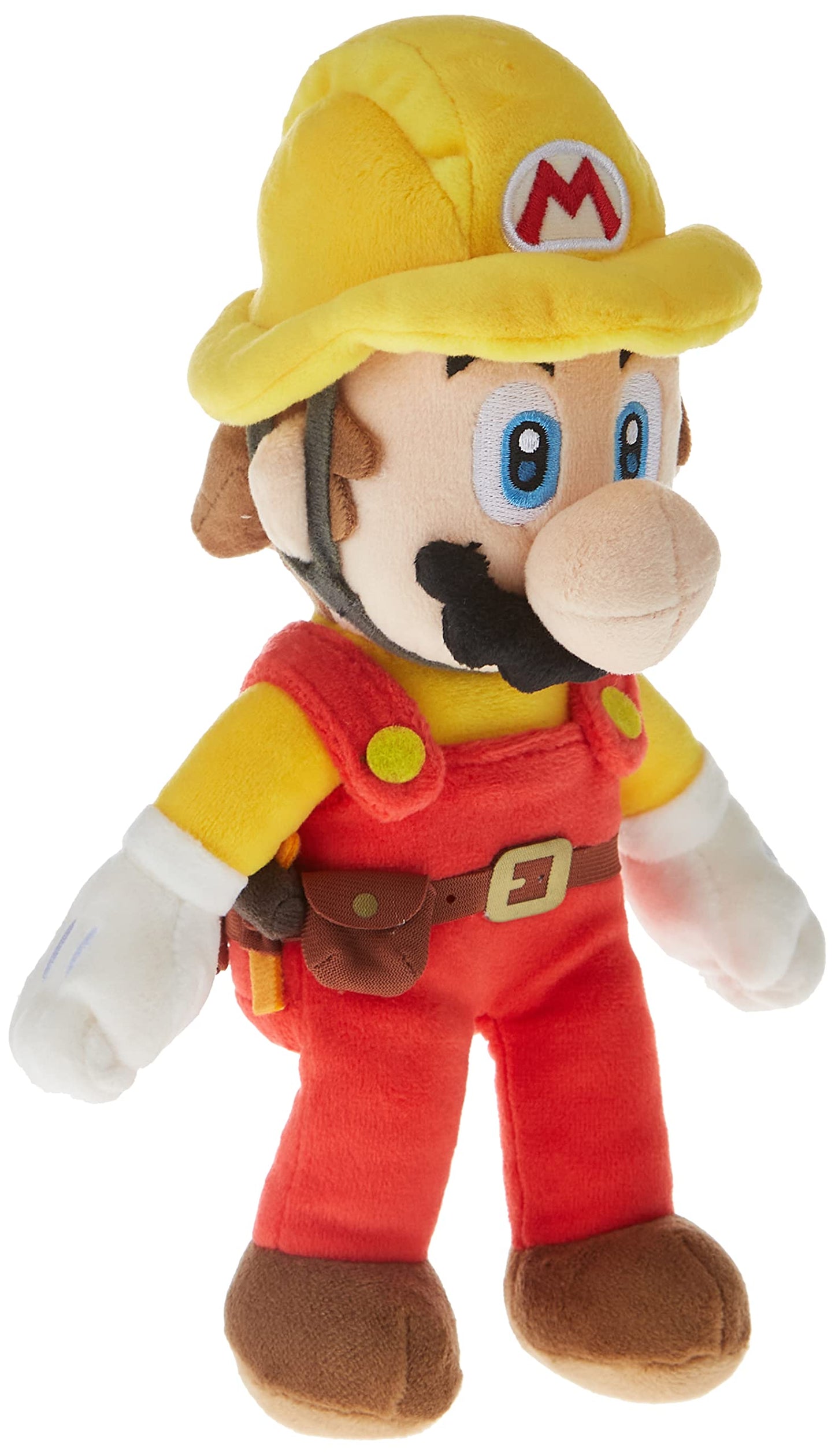 Little Buddy 1731 Super Mario Maker 2 - Builder Mario Plush, 9.5"