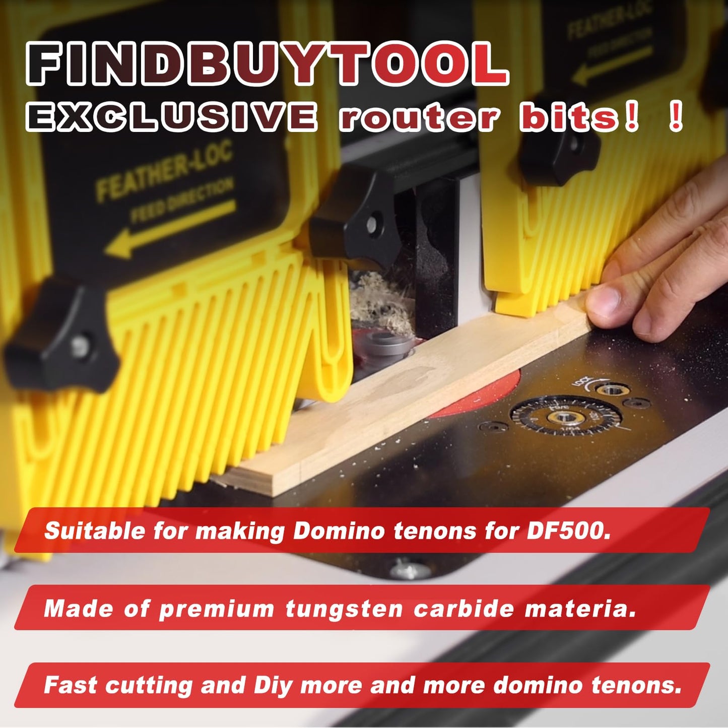 FindBuyTool Router Bits Tool Set for Festool Domino Tenons