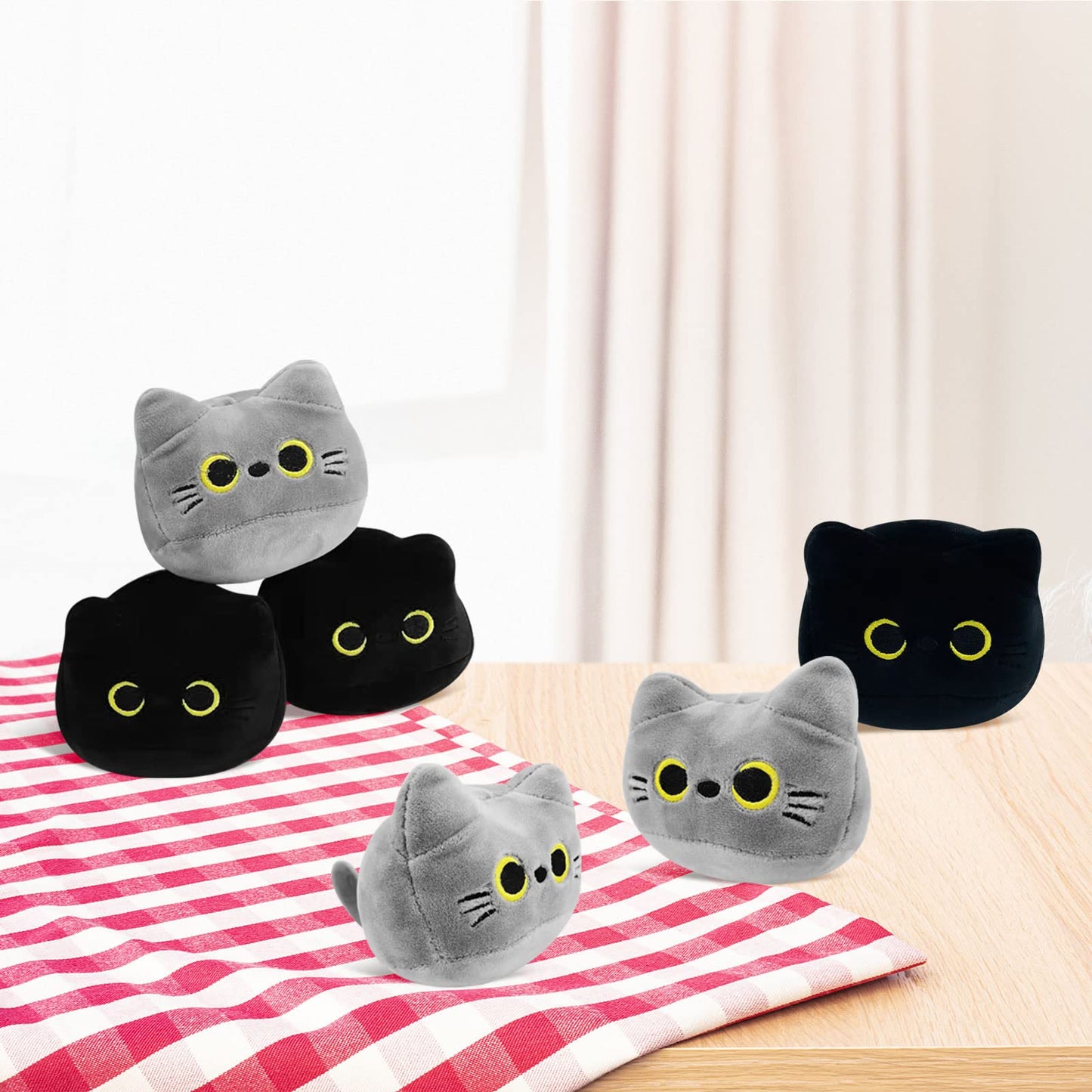 20in Cat Pillow, Cute Cartoon Cat Paw Plush Toy, Soft Animal Plush Pillow, Removable Fluffy Animal Dolls, Stuffed Plush Pillow for Girls Kids, Sofa Chair Decorative Pillow (Green)
