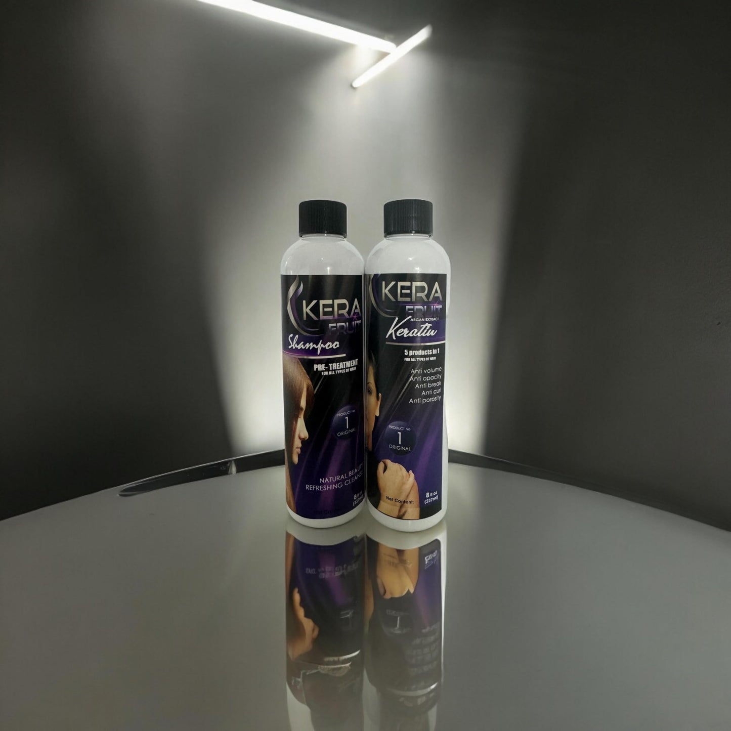 KERA FRUIT Cirugia Capilar 8 OZ Tratamiento Capilar Anti Volumen Anti Frizz
