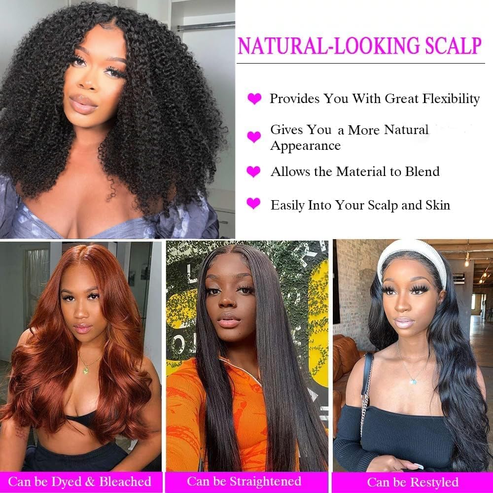 LOVFIR U Part Human Hair Wig Curly 180% Density Glueless Brazilian Remy Human Hair U Part Wig Kinky Curly U Part Wig Human Hair Full Head U Shape Clip in Wigs Curly Half Wig Human Hair 20 Inch