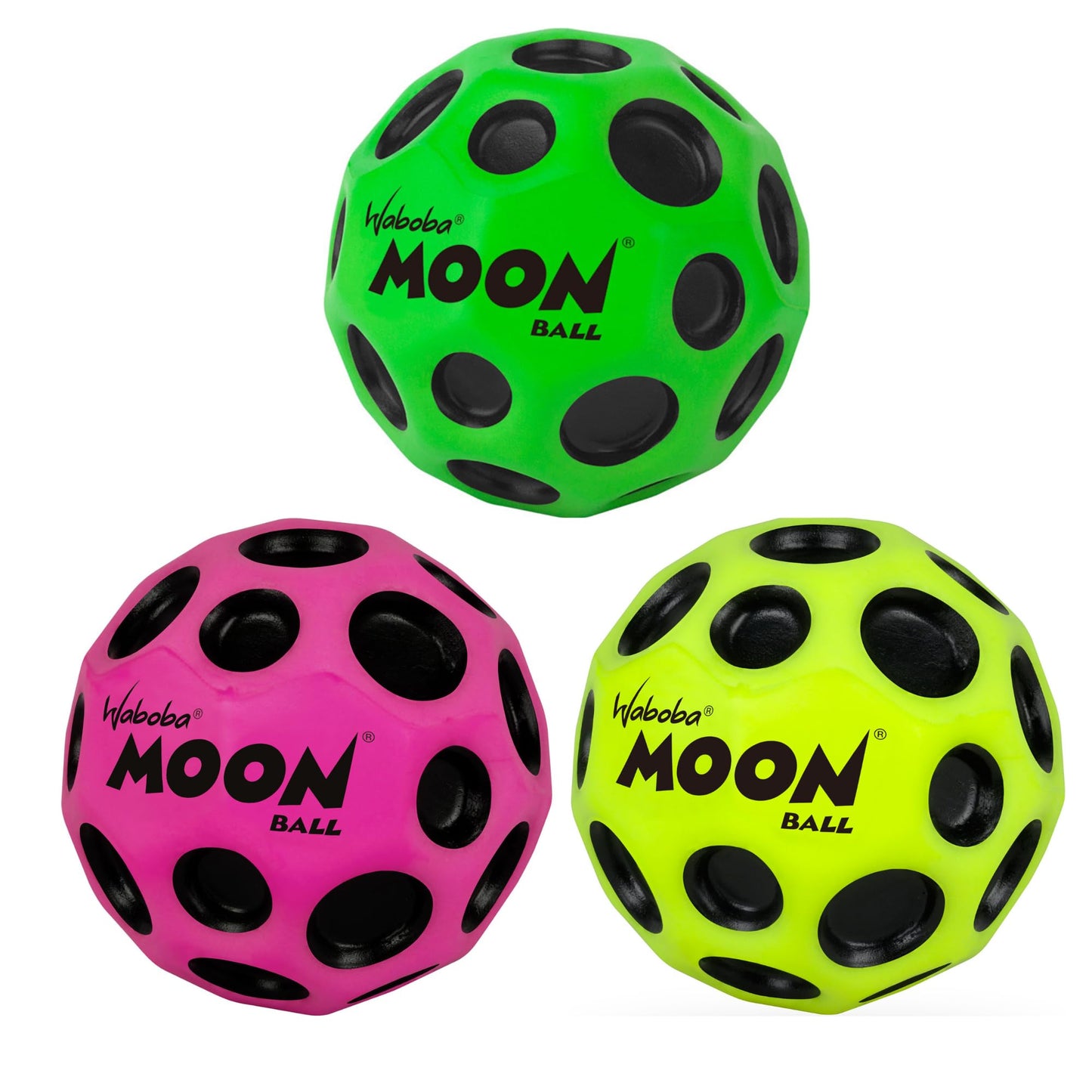 Waboba Moon Balls in Assorted Colors - Set of 3