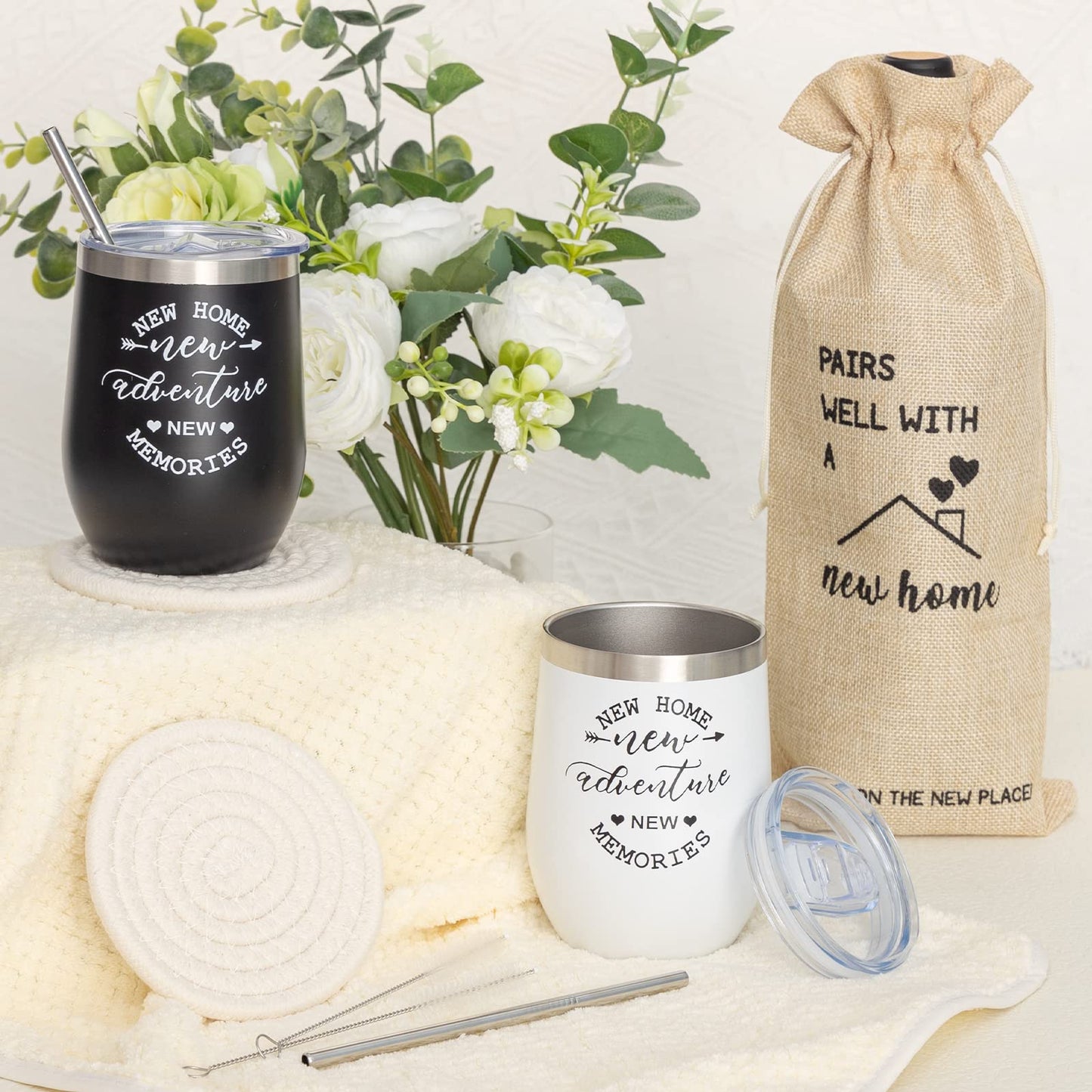 YLOVAN House Warming Gifts New Home (11 Piece Set), Unique Housewarming Baskets for Couples, Clients, Women, Men, Closing Gift for Home Buyers Realtors, Welcome First Apartment Essentials Ideas