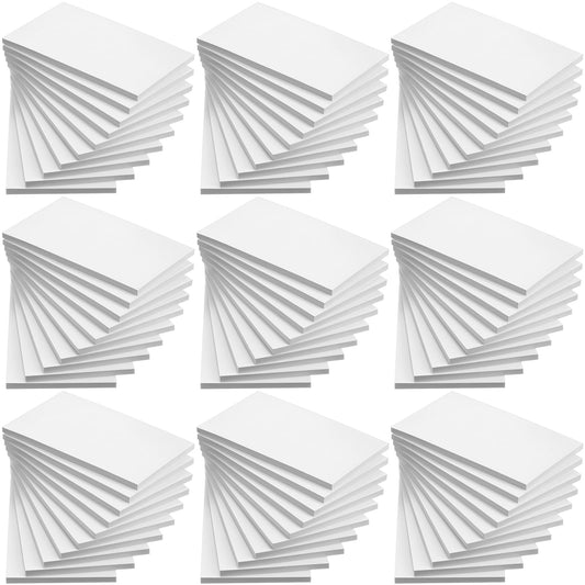 Fainne 3 x 5 Inch Paper Note Pads White Memo Pad Blank Writing Memo Scratch Paper for Waitress Waiter Book to Do Grocery List Small Notebook Restaurant Checkbook, White(120 Pack)