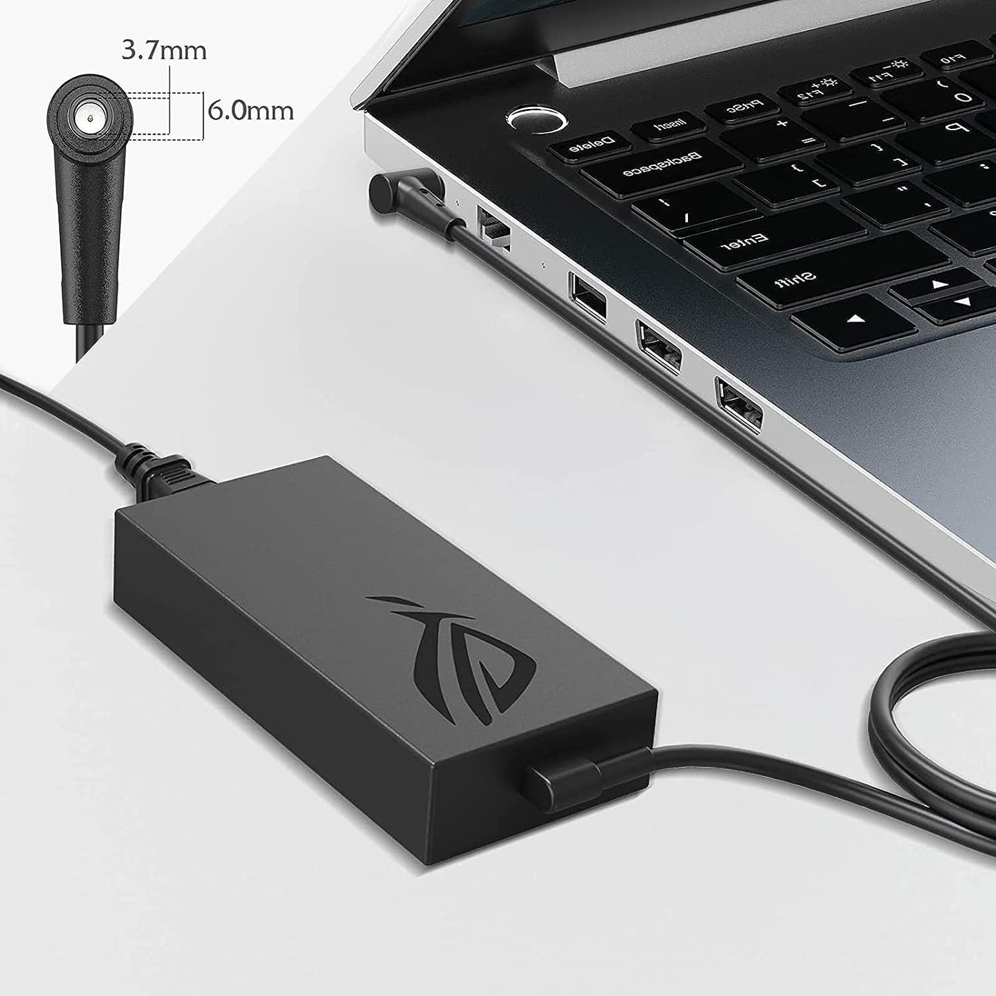 Original 230W Charger Fit for Asus ROG Zephyrus S GX531GM GX502GW GX701GX GX501 GU501G GU501GM GU501 GU502GV ROG Strix GL703 GL504GM GL704GM 19.5 V 11.8A ADP-230GB B Gaming Laptop Power Adapter