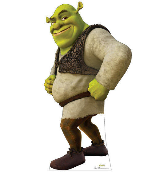 Cardboard People Shrek Life Size Cardboard Cutout Standup - Shrek (2001 Film)