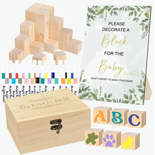 78 PCS Fun Baby Shower Games Sign Kit，Unique Baby Shower Ideas，Funniest Baby Shower Games Ever ，A Game Where You Can Draw to Your Heart's Content，Suitable for Baby Shower Games Boy and Girls
