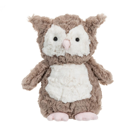 Apricot Lamb Toys Plush Brown Owl Stuffed Animal Soft Cuddly Perfect for Child (Brown Owl, 9.5 Inches)