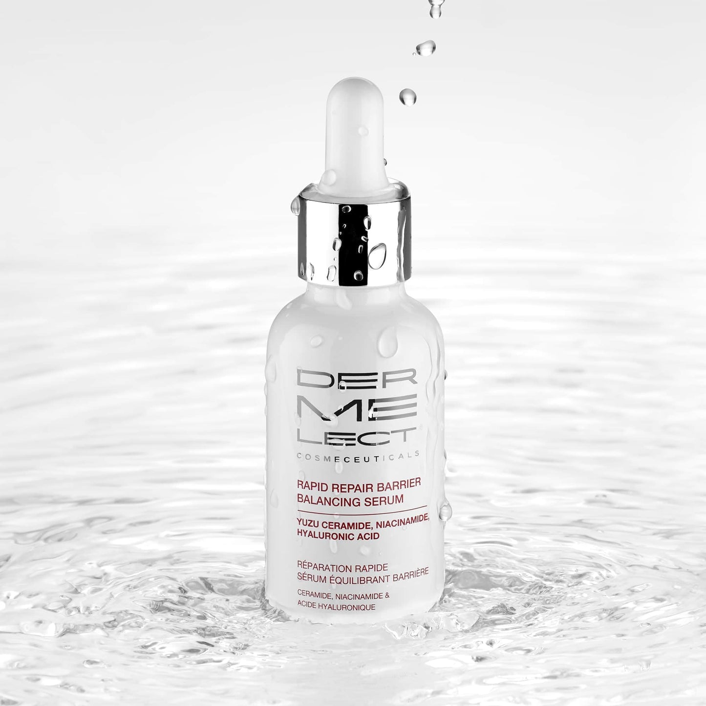 Dermelect Cosmeceuticals Rapid Repair Barrier Balancing Serum – Super-Hydrating Treatment with Niacinamide, Hyaluronic Acid, Prebiotics, & Antioxidants for Smooth, Radiant Skin 1.0 oz