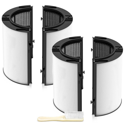 360 Combi Glass HEPA + Carbon Air Purifier Filter Replacement for Dyson HP10 HP07 TP10 TP09 TP07 TP06 TP04 TP4A HP04 HP06 HP09 HP4B PH01 PH02 PH03 PH04 PH3A DP04 Pure Cool Hot Humidify Fan, 2 Pack