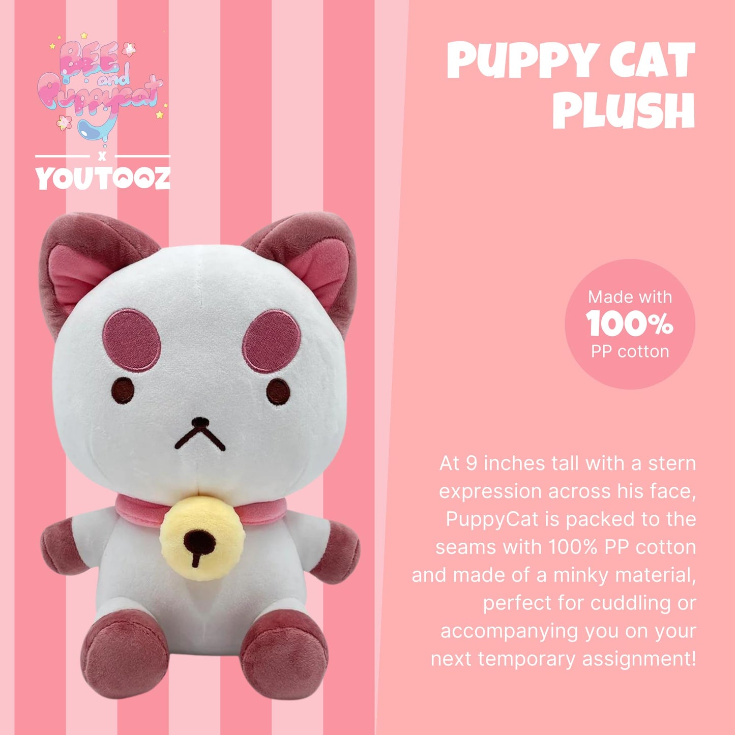 You Tooz Bee and Puppycat 22cm Puppy Cat Soft Toy