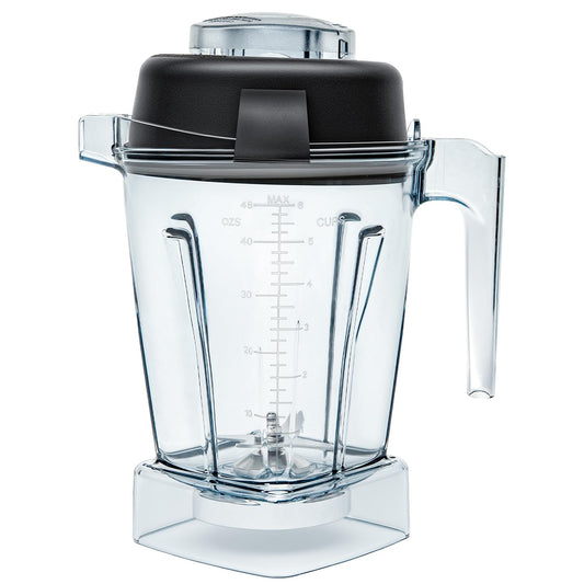 Blender Pitcher 48oz, Compatible with Vitamix 750 5300 5200 5000 7500 6300 Vm0102 Vm0103 Vm0197 E310, Venturist Laser-Cut Stainless Steel Blades BPA-Free Clear Jar