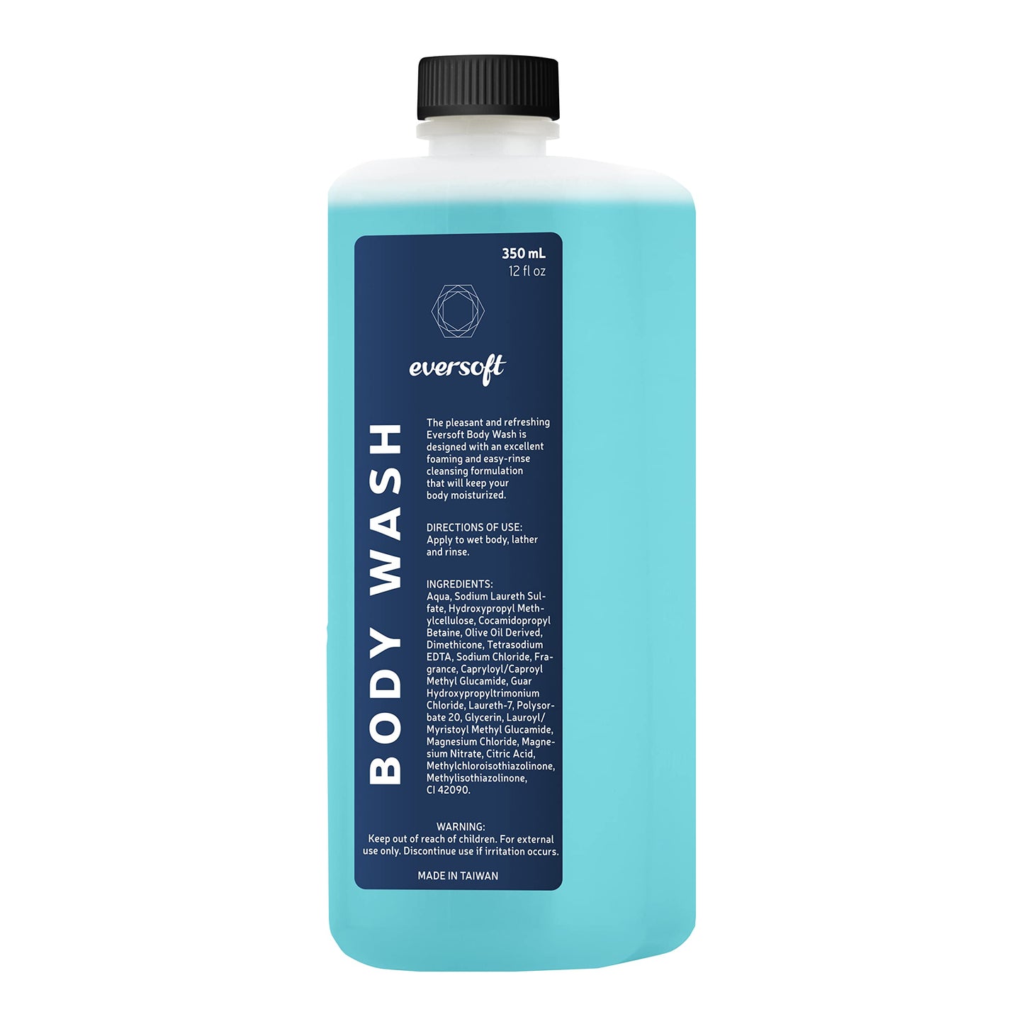 EZbrnd Eversoft Refreshing Body Wash Refill Cartridge, 350ml (12 oz) x 6 pk