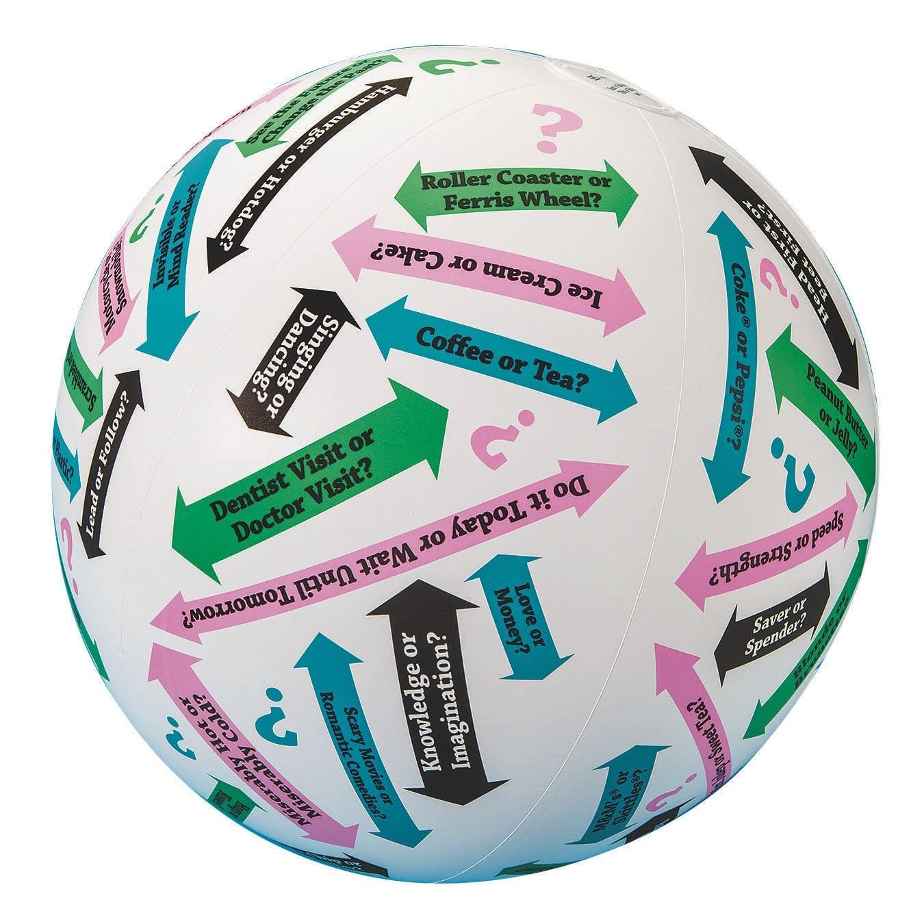S&S Worldwide 19053 Toss 'n Talk-About This or That Ball