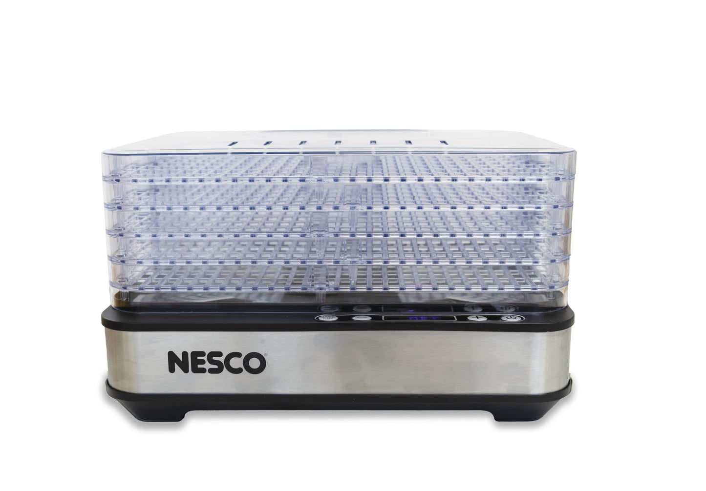 NESCO FD-5TC Snackmaster Food Dehydrator – 5 BPA-Free Trays, Adjustable Temp Control, Compact Design for Jerky, Fruit, Herbs, Pet Treats, 420W