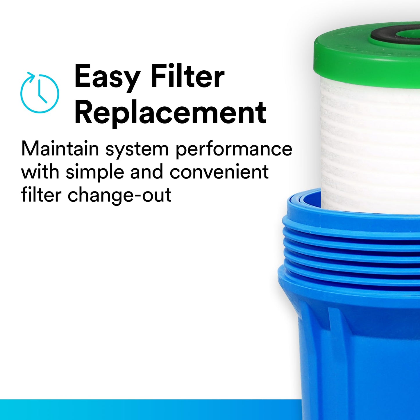 3M Aqua-Pure AP811 Whole House Replacement Water Filter Drop-in Cartridge for AP800 Series, Large Capacity, For use with AP801 Systems