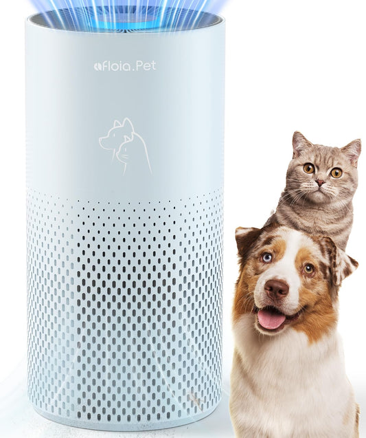 Afloia Air Purifiers for Home Pets, 5 Stage Filter Washable Pre Filter Air Cleaner Eliminator for Bedroom Large Room Up to 1780Ft², Remove Pet Fur Hair Dander Smoke Odor Dust Mold Pollen Allergen
