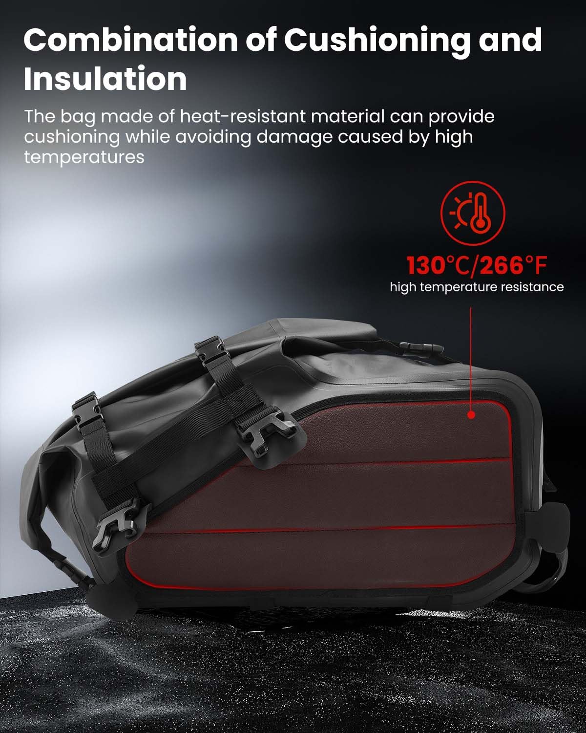 ILM Motorcycle Saddlebags Waterproof Motorbike Side Bags Panniers Large Capacity 48L(24L*2) Adventure Dual Sport BS3