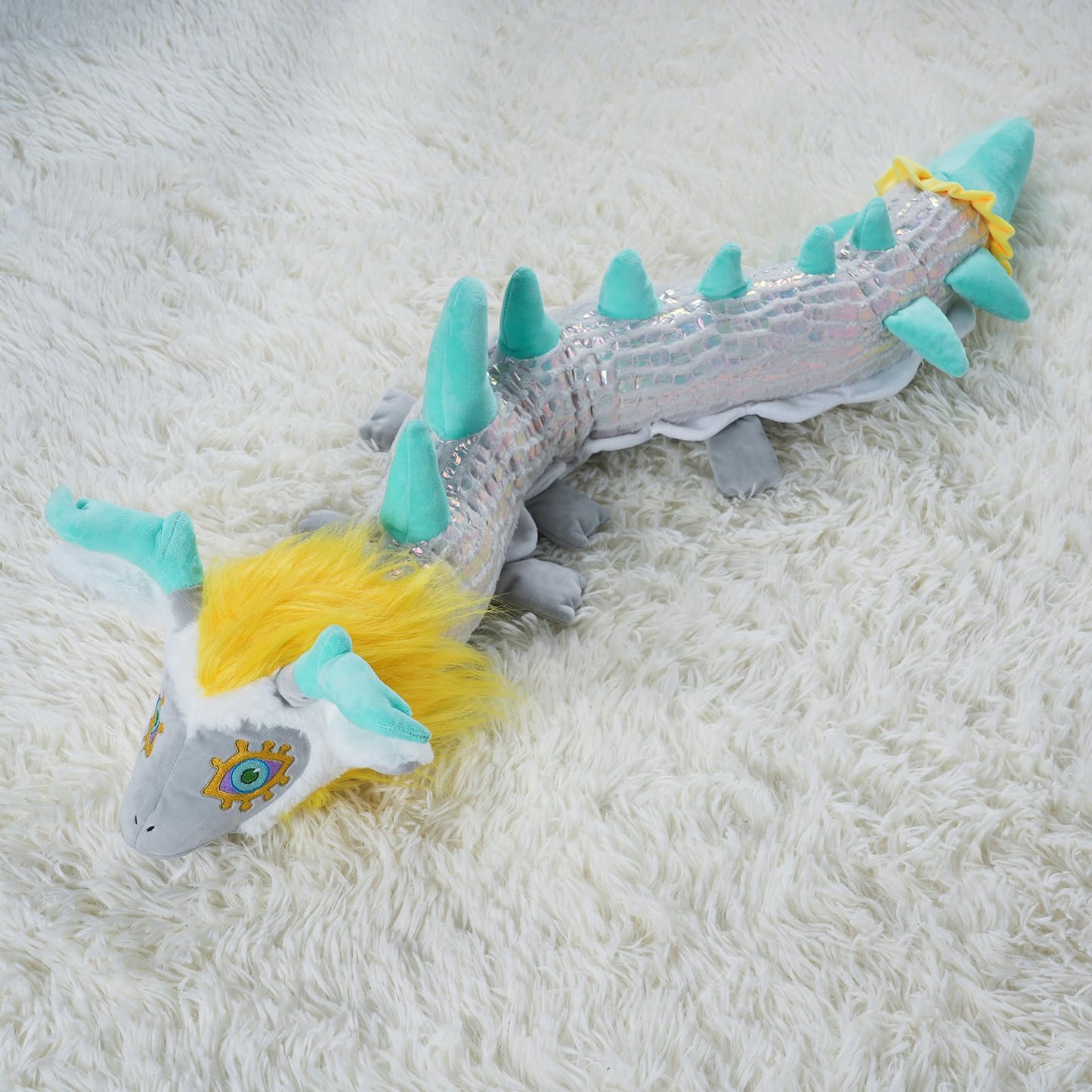 Nadou TLOZ Light Dragon Plush Pillow,43.3" Light Dragon Stuffed Anime Doll Can be Used as a Birthday, Christmas for Kids-Collectible Squishy Plushies