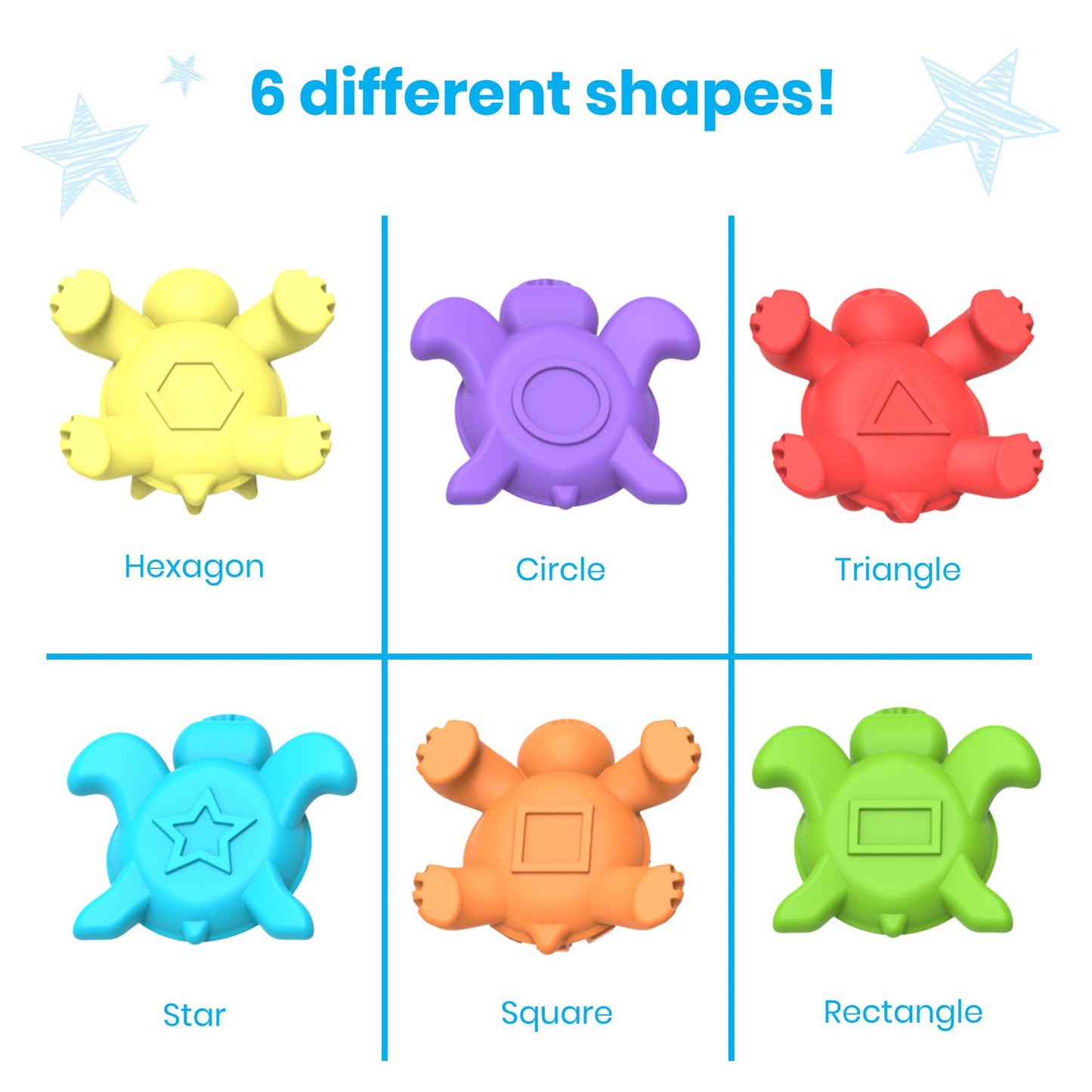 Learning Resources Maths Activity Set Tactile Turtles Numbers Learning for Toddlers, Math Counter for Children, Colour Sorting Toy, Sensory Game with Turtles, Montessori