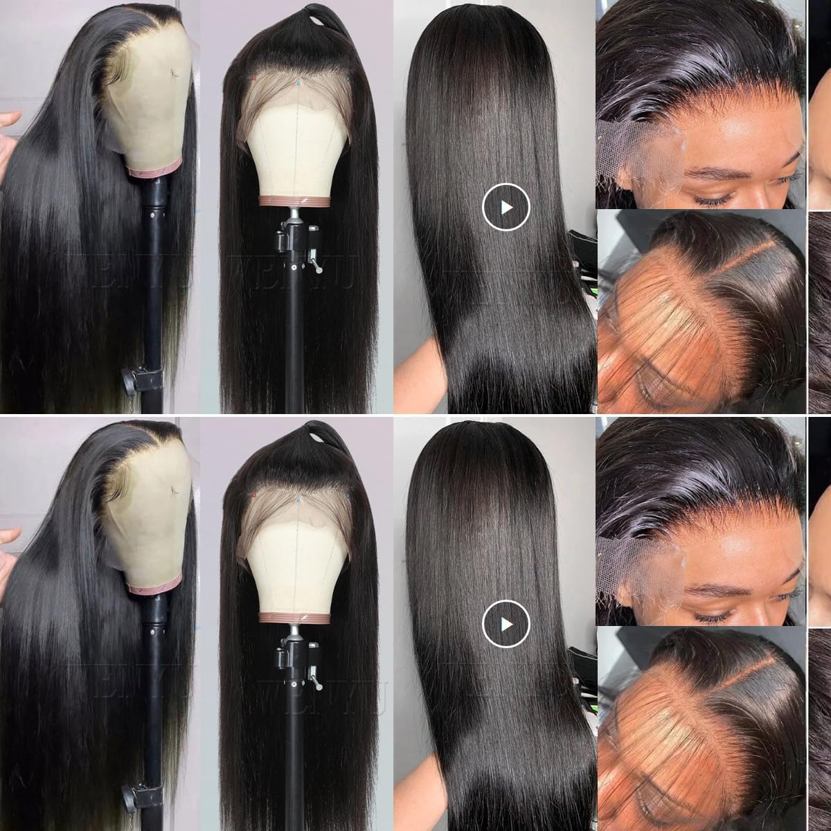 LONG YAO 32 inch Straight Lace Front Wigs Human Hair Wig Pre Plucked 13x4 Straight Human Hair Wigs For Black Women Human Hair Wig Straight Frontal Wigs Human Hair Lace Front Wigs
