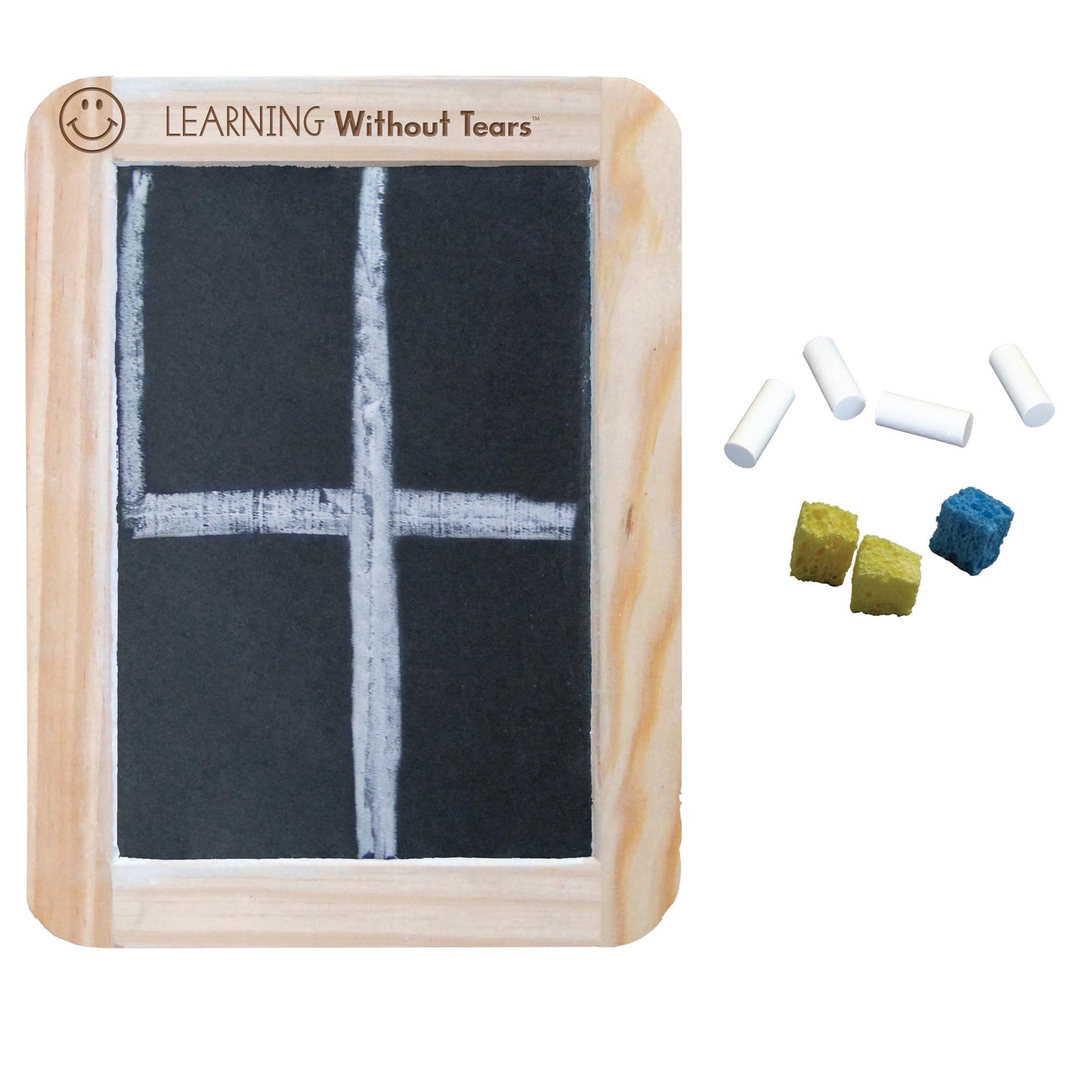 Learning Without Tears, Hands-On Student Pack for Building and Practicing Capital Letters and Numbers, Includes 13 Wood Pieces, Mat, Slate, Sponge Cubes, Chalk Bits and Pencils, Sensory & Motor