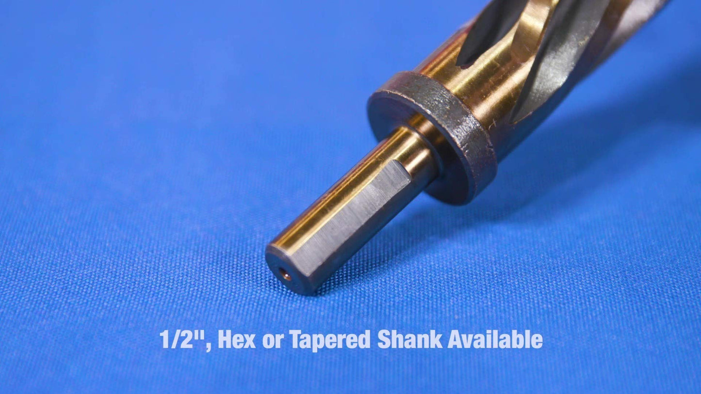 Drill America 15/16" Bridge/Construction Reamer with 1/2" Shank, DWR Series