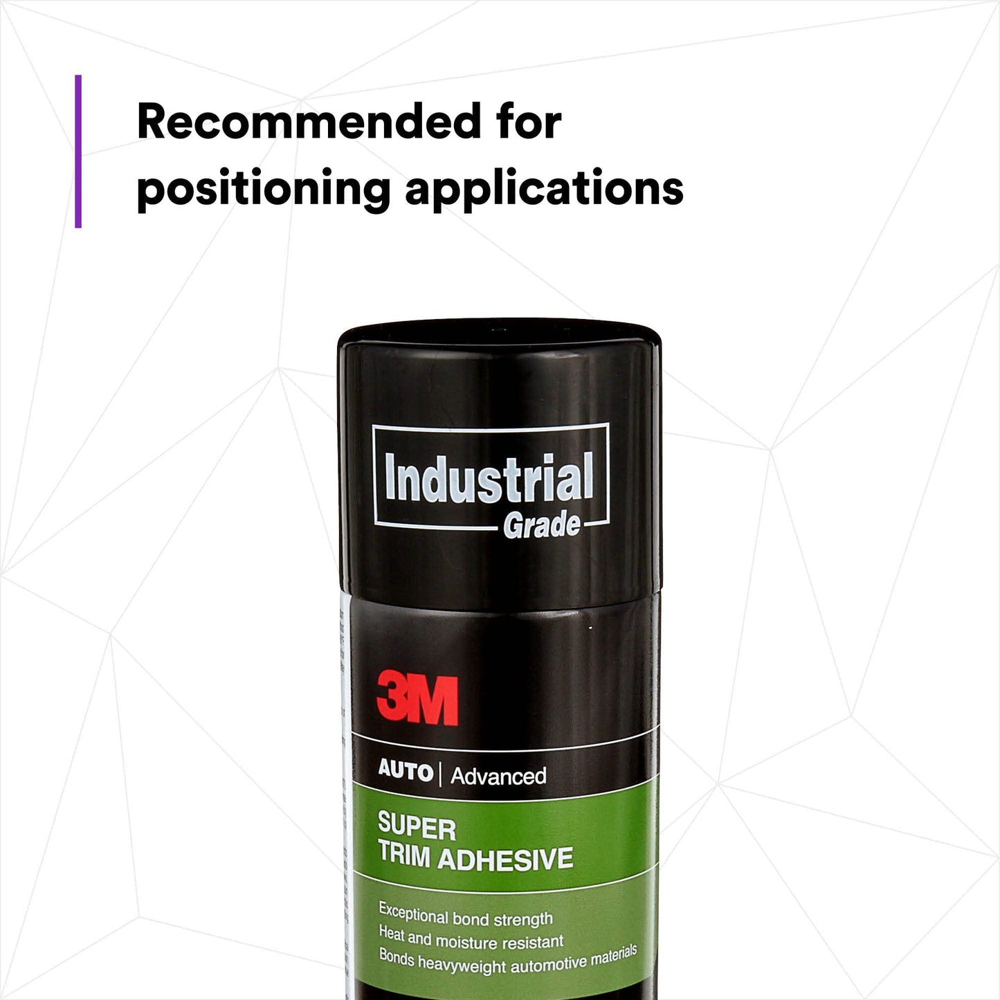 3M Super Trim Adhesive 08090, Clear Color, Lightweight, Long Bonding, Easy To Apply, 19 oz